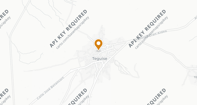 Map showing Palacio Ico