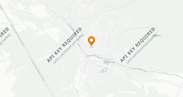 Map showing Hotel Vereina