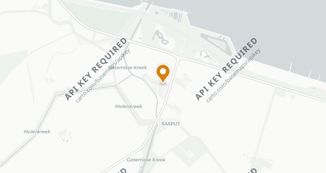 Map showing De Kromme Watergang