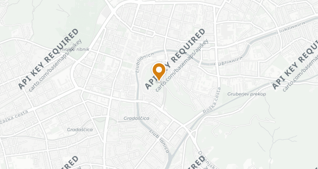 Map showing Gostilna na Gradu