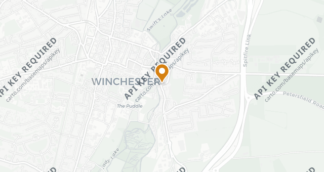 Map showing Chesil Rectory