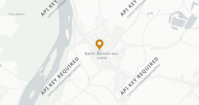 Map showing Le Grand Saint-Benoît