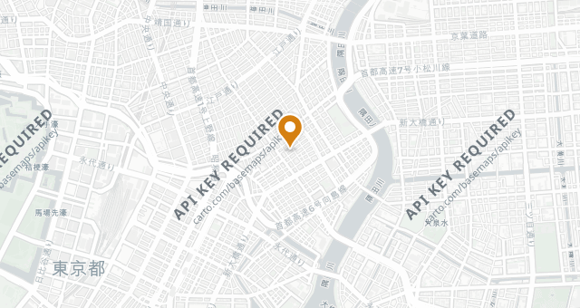 Map showing Edomae Shinsaku