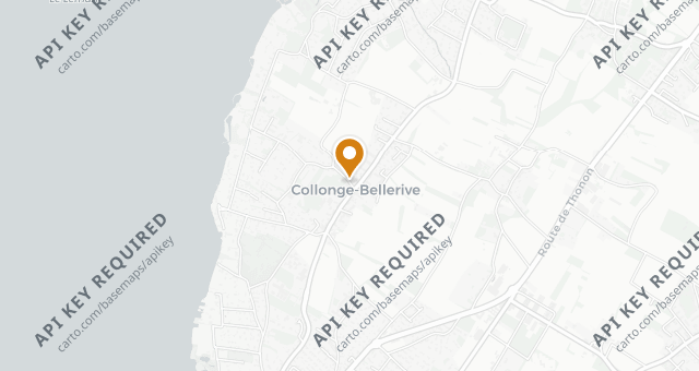 Map showing Collonge Café