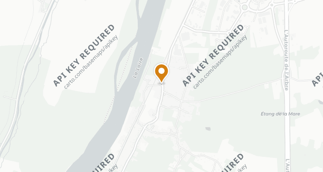 Map showing Le Chat