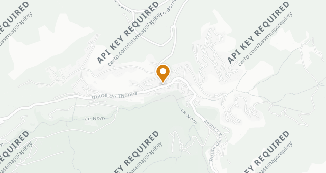 Map showing Le Cairn