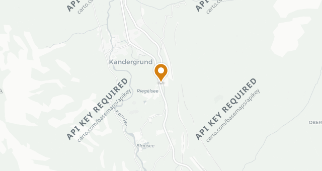 Map showing Hotel Restaurant Blausee
