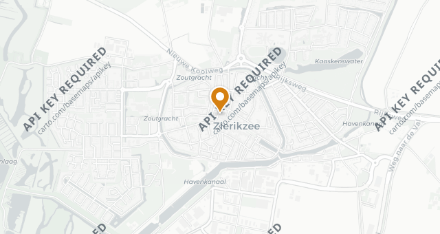 Map showing Raadhuis