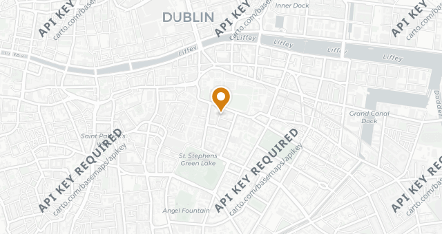 Map showing Library Street
