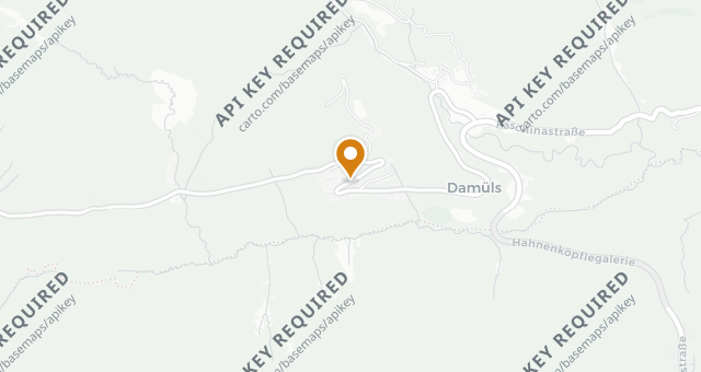 Map showing Damülser Hof