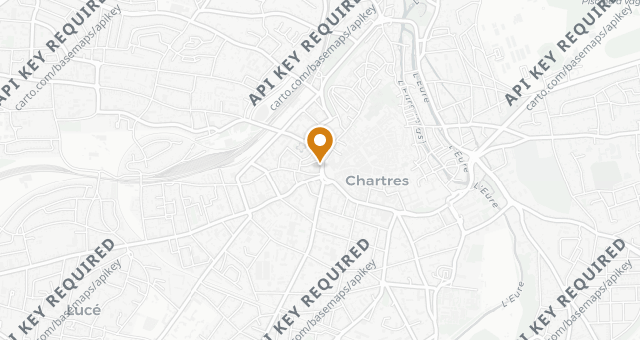 Map showing Le Georges