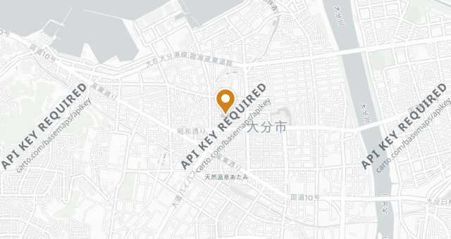 Map showing Oita Hana-sansho
