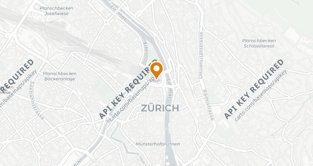 Map showing Brasserie Süd