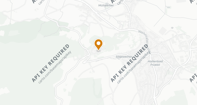 Map showing Hotel Restaurant Krone Regensberg