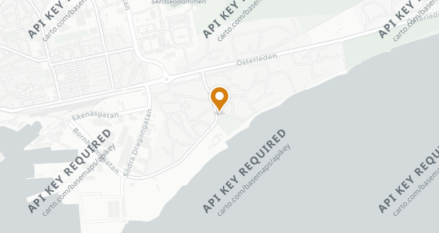 Map showing Villa Strandvägen