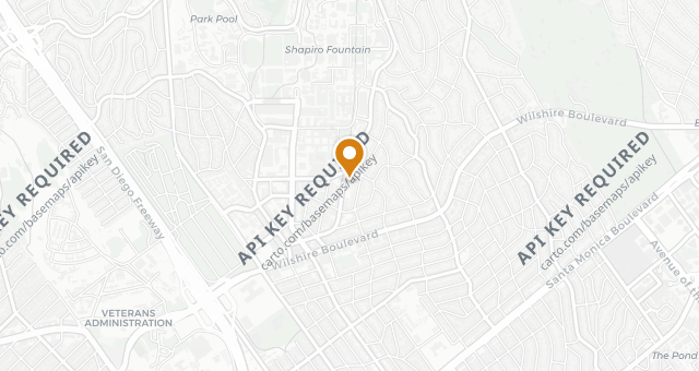 Map showing STK Los Angeles