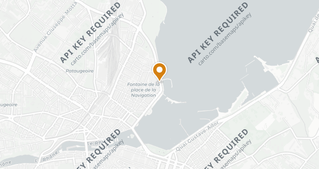 Map showing Le Jardinier
