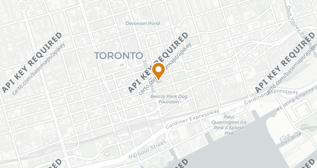 Map showing Restaurant 20 Victoria