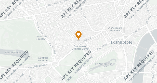Map showing Novikov Restaurant