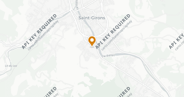 Map showing L'Auberge d'Antan