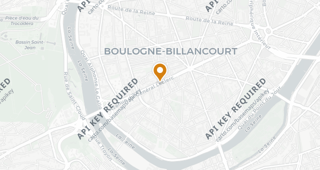 Map showing Baca'v - Boulogne