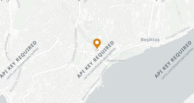 Map showing Nobu İstanbul