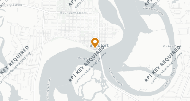 Map showing Saltus River Grill