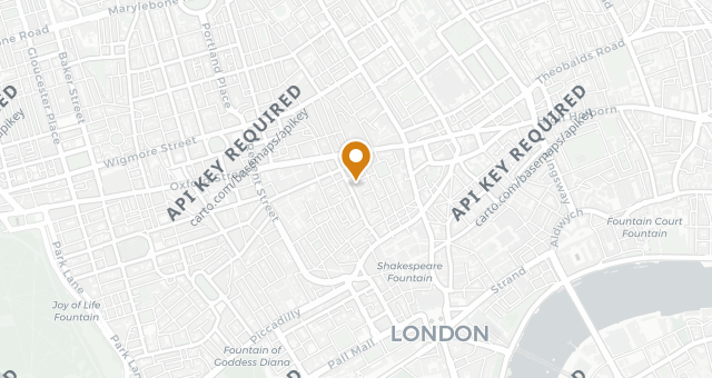 Map showing Aulis London