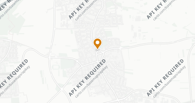 Map showing Oettinger's Restaurant