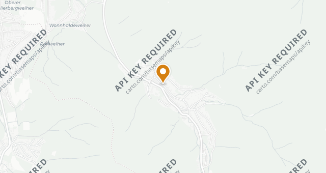 Map showing Gasthaus Kybfelsen
