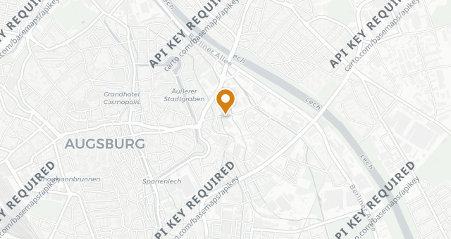 Map showing AUGUST
