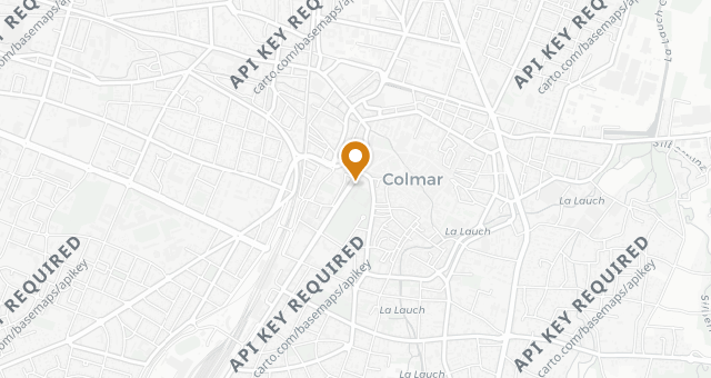 Map showing Café Rapp