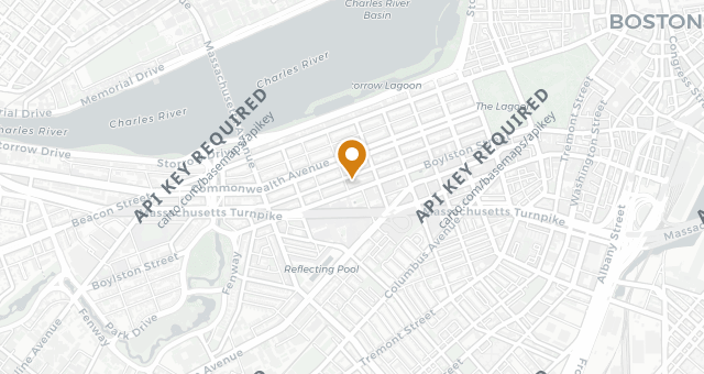 Map showing Abe & Louie's