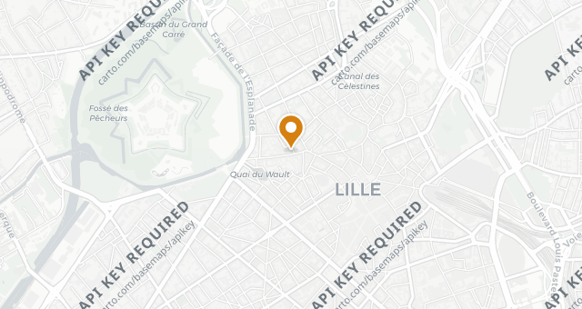 Map showing La Table - Hôtel Clarance