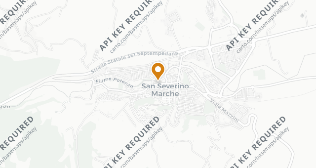 Map showing Cavallini