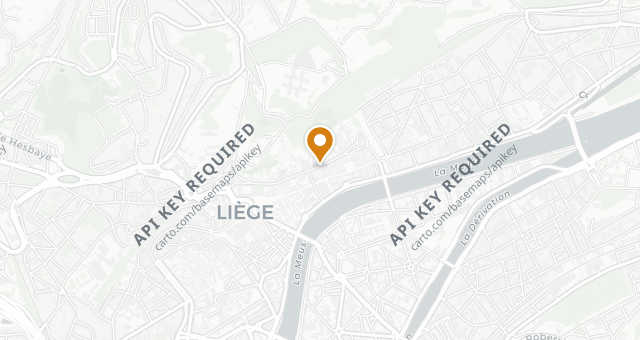Map showing Como en Casa