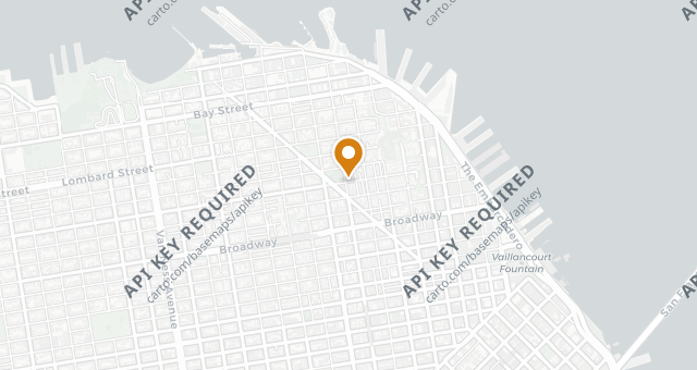 Map showing Tony's Pizza Napoletana