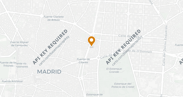 Map showing Taberna Pedraza