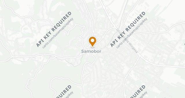 Map showing Samoborska klet