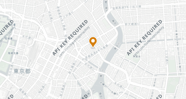Map showing Nihonbashikakigaracho Sugita