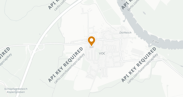 Map showing Alberts Treibhaus