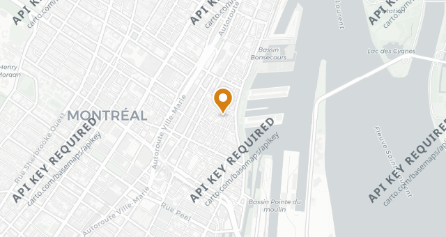 Map showing Garde Manger