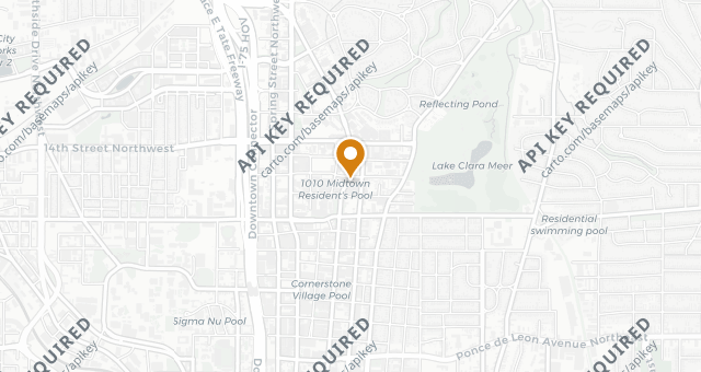 Map showing STK Atlanta