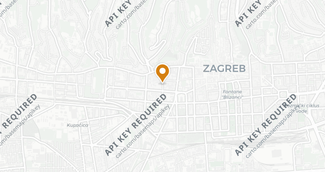 Map showing Zrno Bio Bistro