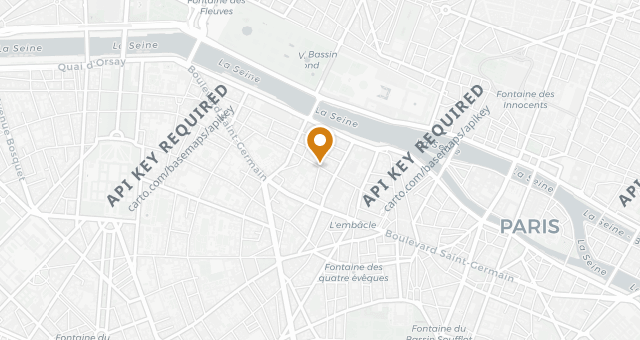 Map showing Les Parisiens