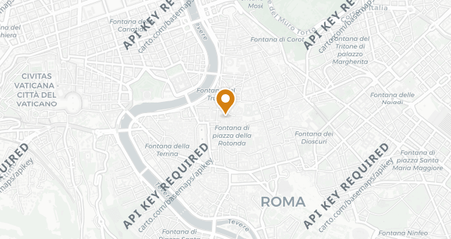 Map showing Casa Coppelle