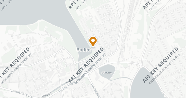 Map showing M/S Bränna