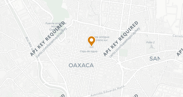 Map showing Casa Oaxaca El Restaurante