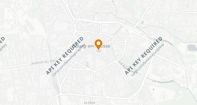 Map showing Agave
