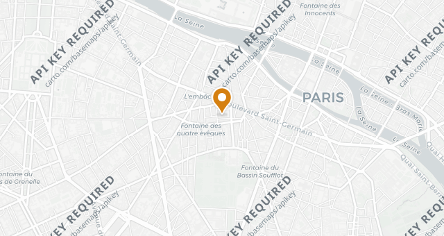 Map showing L'Avant-Comptoir du Marché